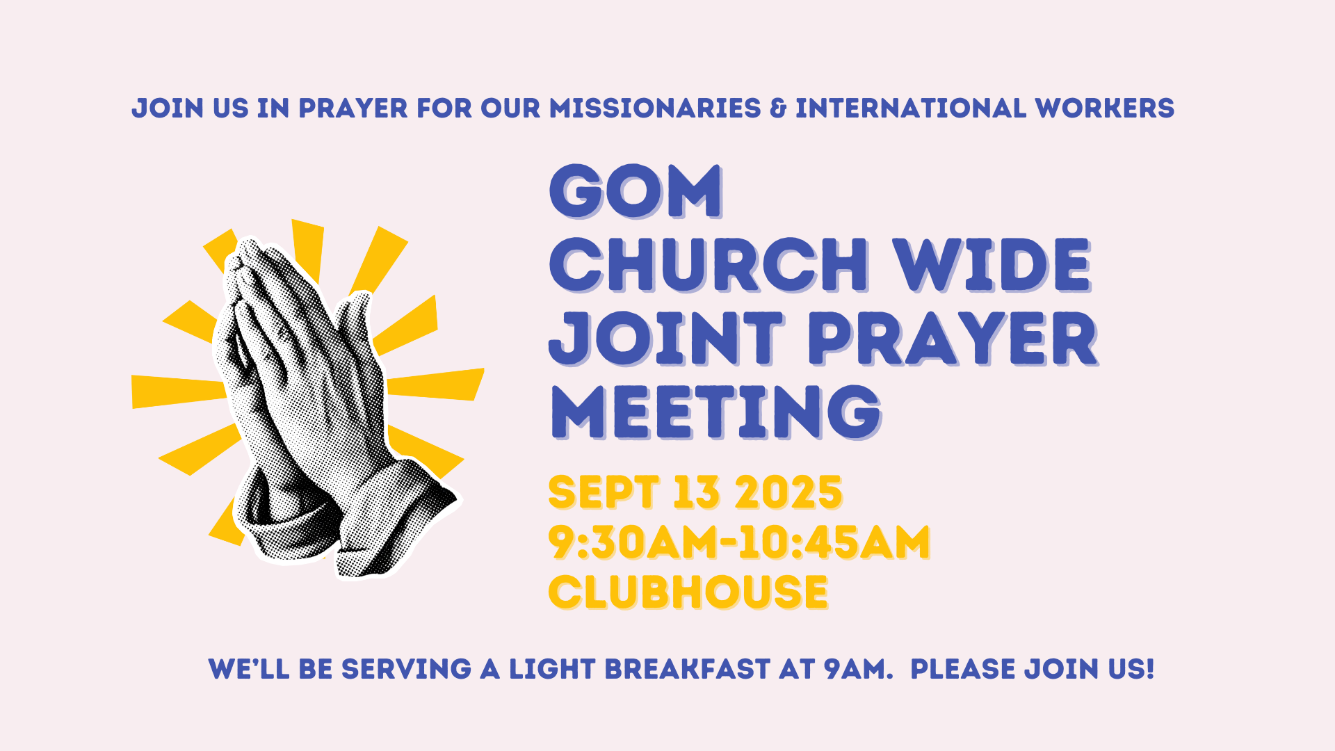 GOM Church-Wide Prayer Meeting