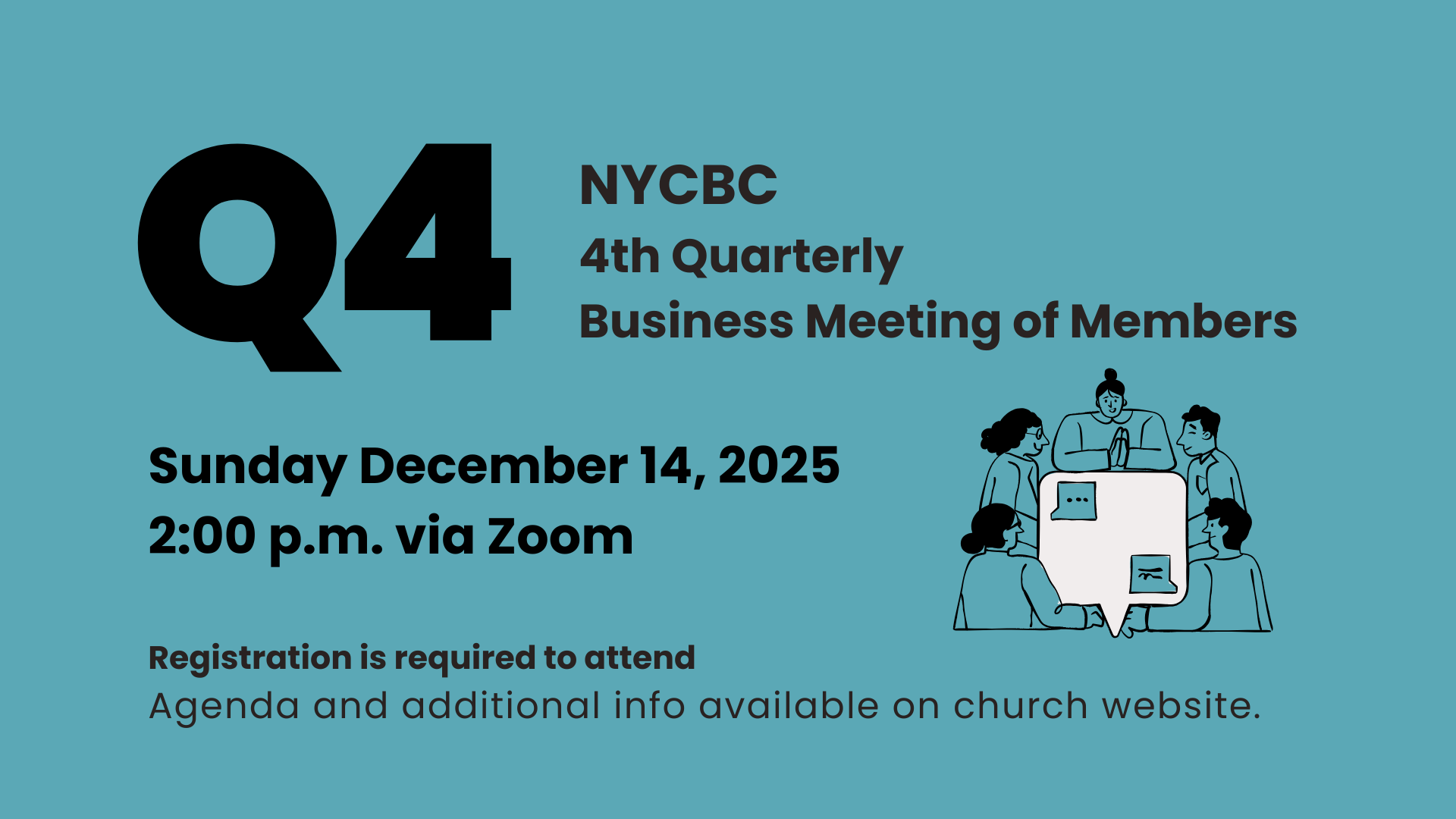 NYCBC Business Meeting of Members