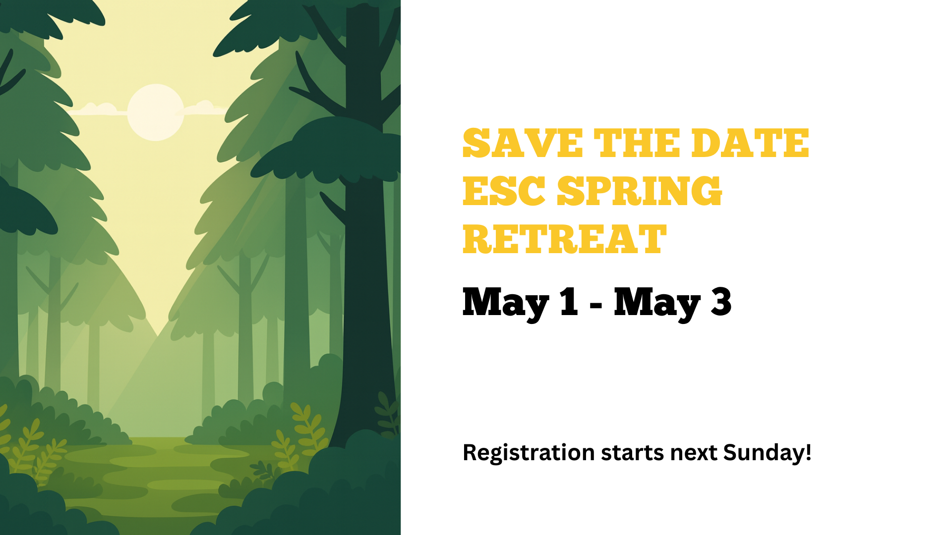 ESC Spring Retreat - Save the Date