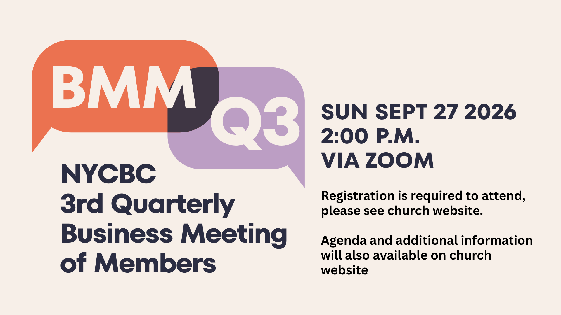 NYCBC 3Q BMM