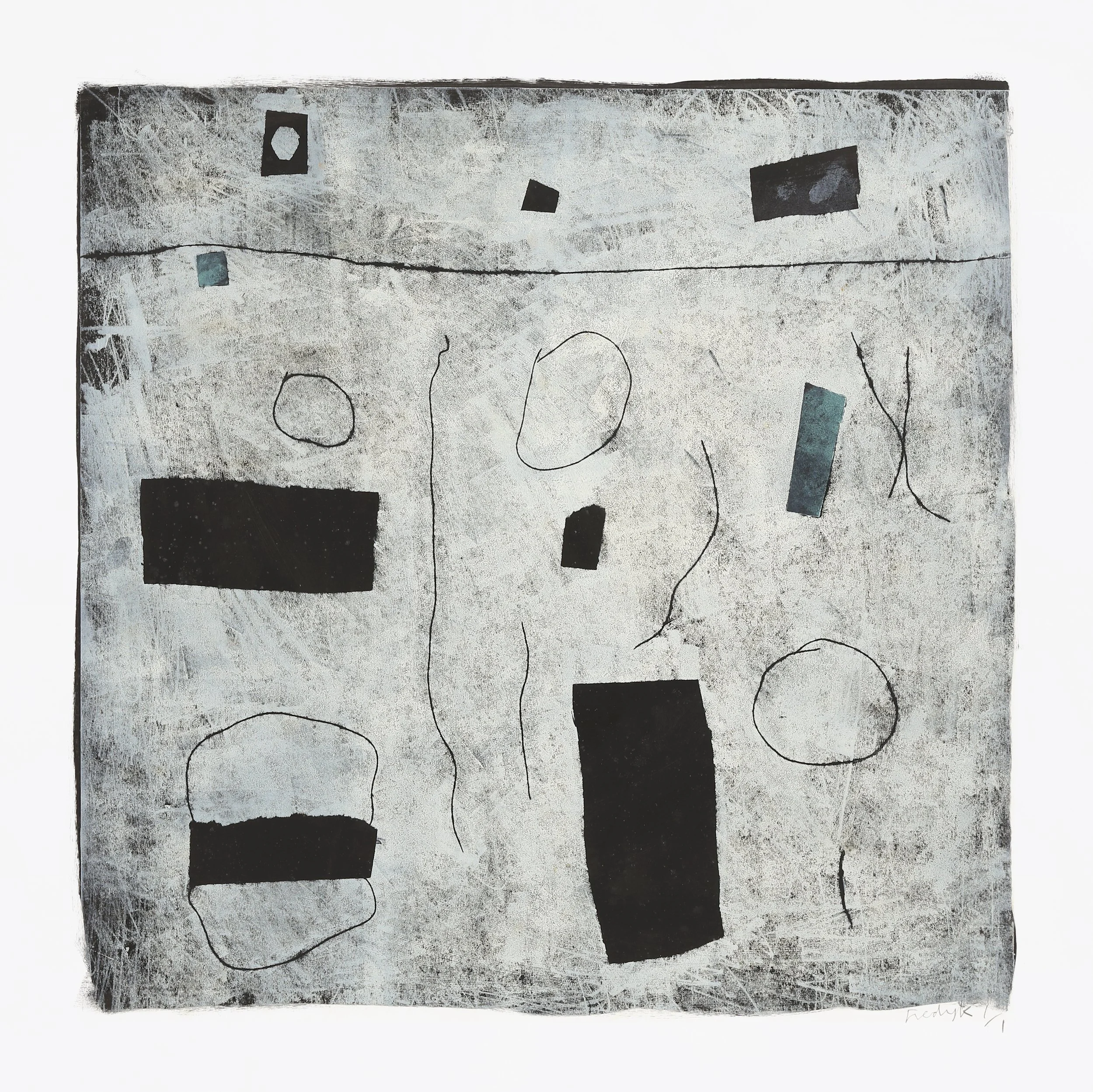   Float  Oil based Ink on Paper 80 x 80 cm  Enquire  