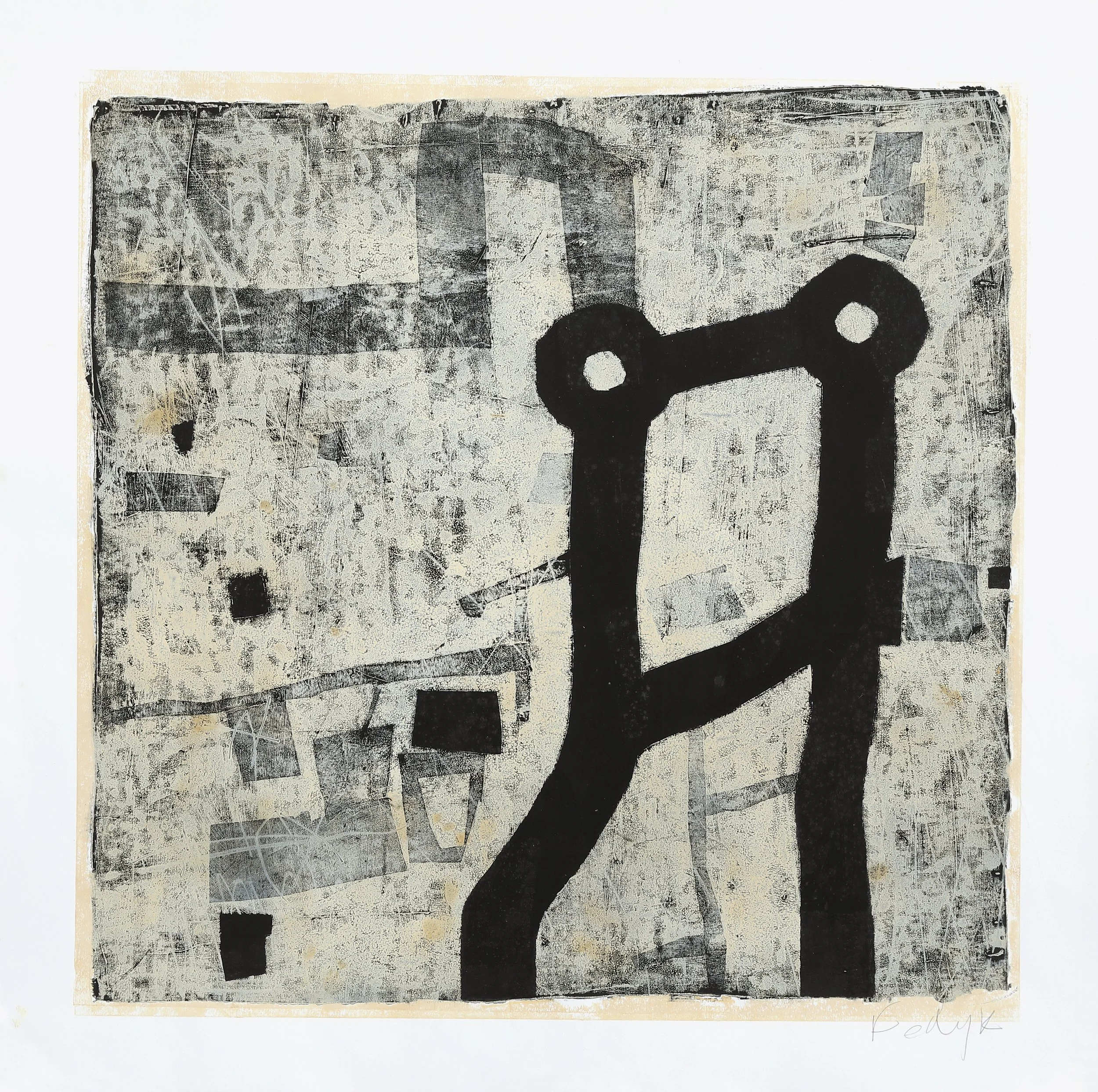   Overlay  Oil based Ink on Paper 80 x 80 cm  Enquire  