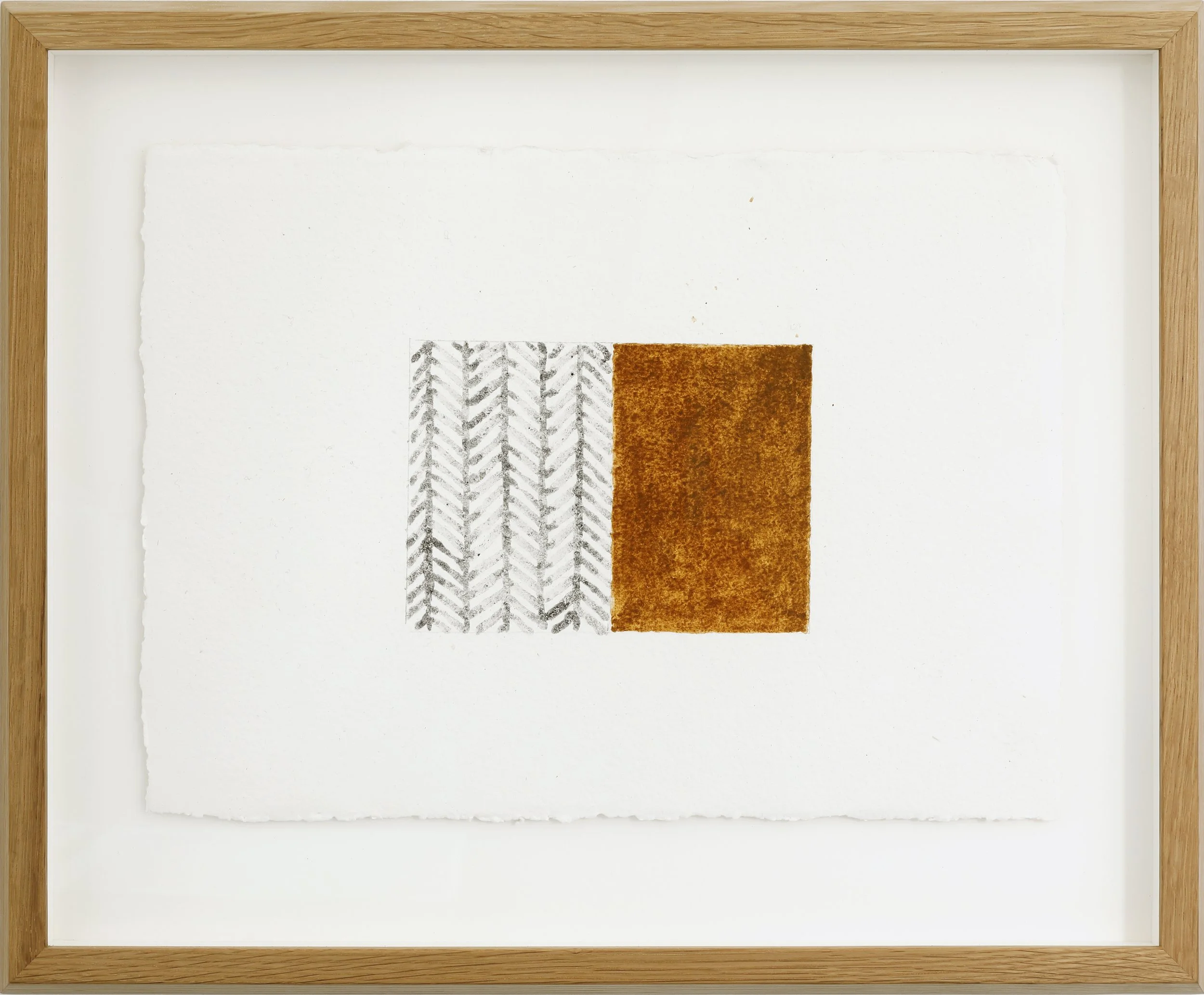   Forest and Field  Local Earth Pigments on Paper 52 x 43 cm Framed  Enquire  