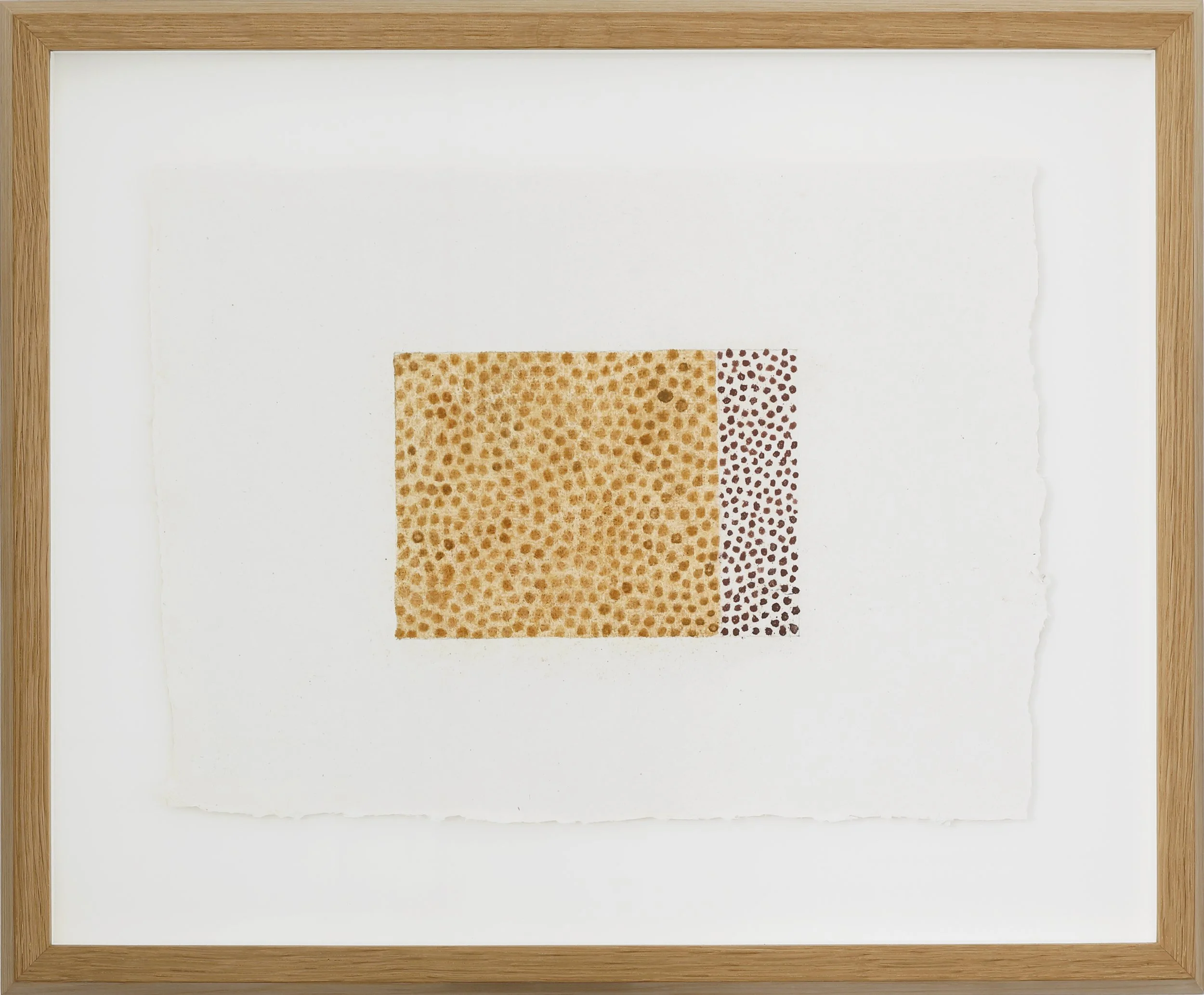   Sea Edge 1  Local Earth Pigments and Wax on Paper 52 x 43 cm Framed  Enquire  