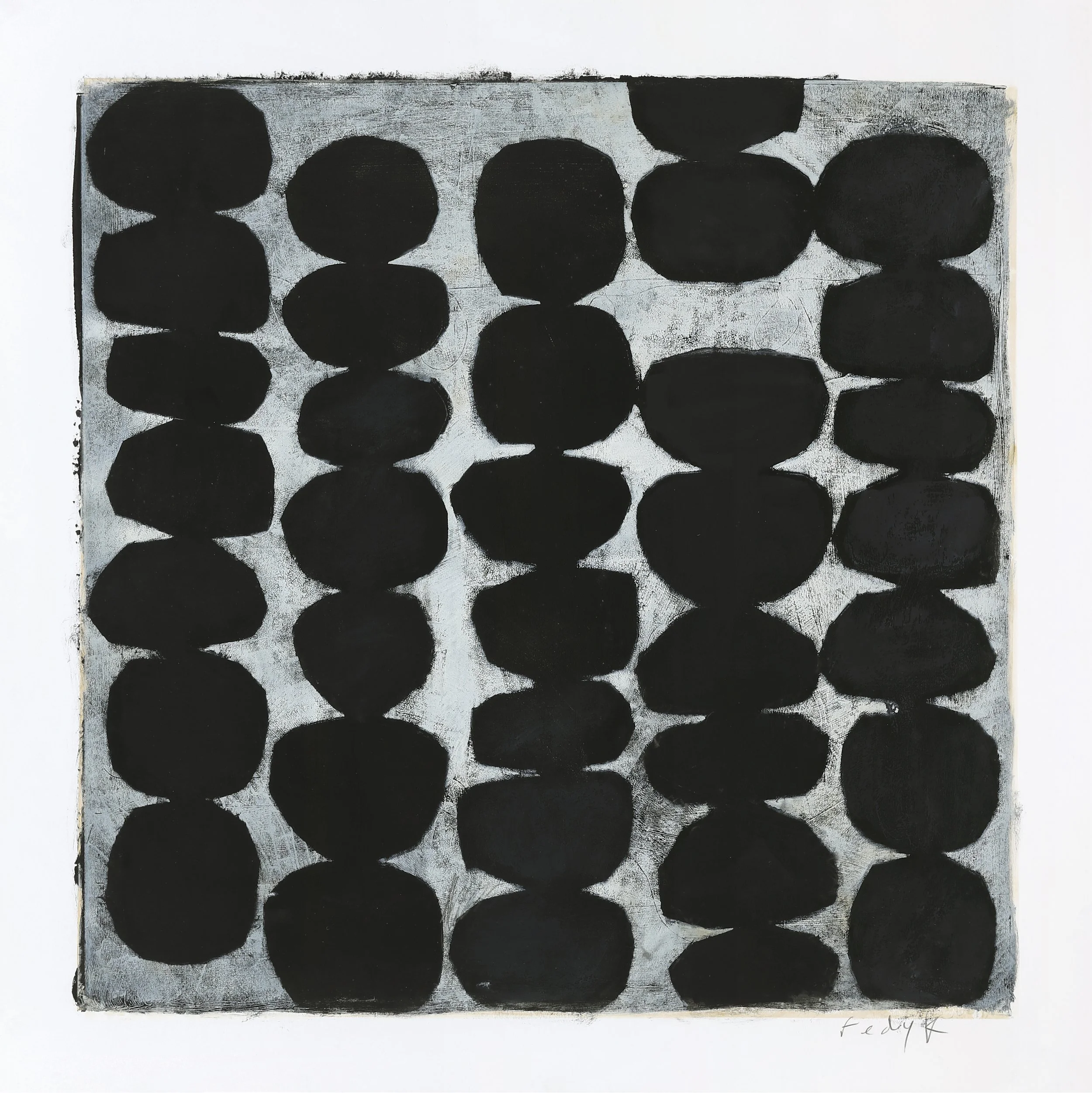   Seed Count  Oil Based Ink on Paper 80 x 80 cm  Enquire  