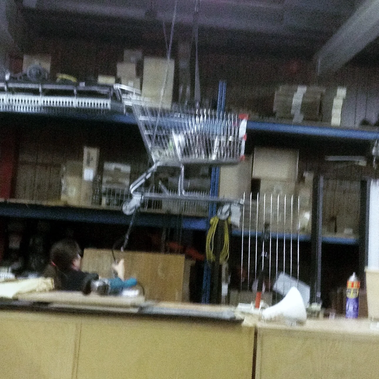 Groundwork and a Shot of the Shopping Cart