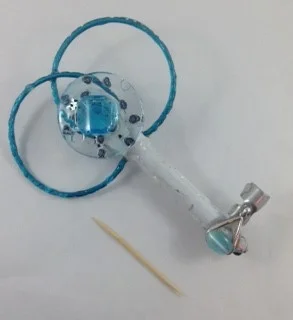 White Painted Terminals and Coloured Bracelets: Keys 334 - 336