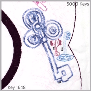 Embroidery: Keys 1641 - 1650