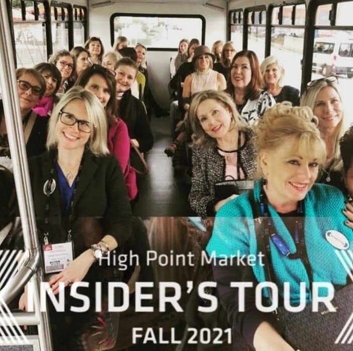 📸 We recognize a few faces here! This photo was taken by @lindaholtcreative in 2019 when we attended her Insiders Tour at High Point Market. Such a worthwhile way to start our trip! 

If you are a Designer and haven&rsquo;t yet been to @hpmkt we str