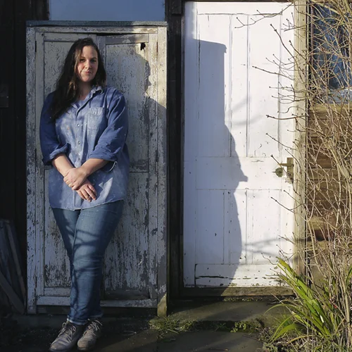 Mersea Island 2011, Outside the boat house studio.