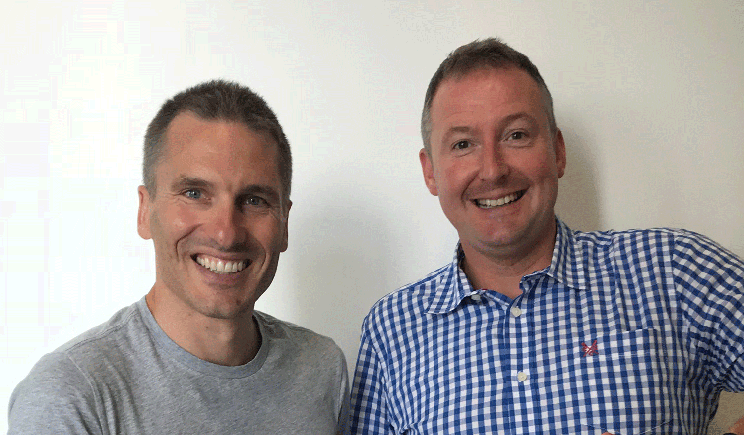 Stuart Budd and Ben Cooper from Shower in a Can
