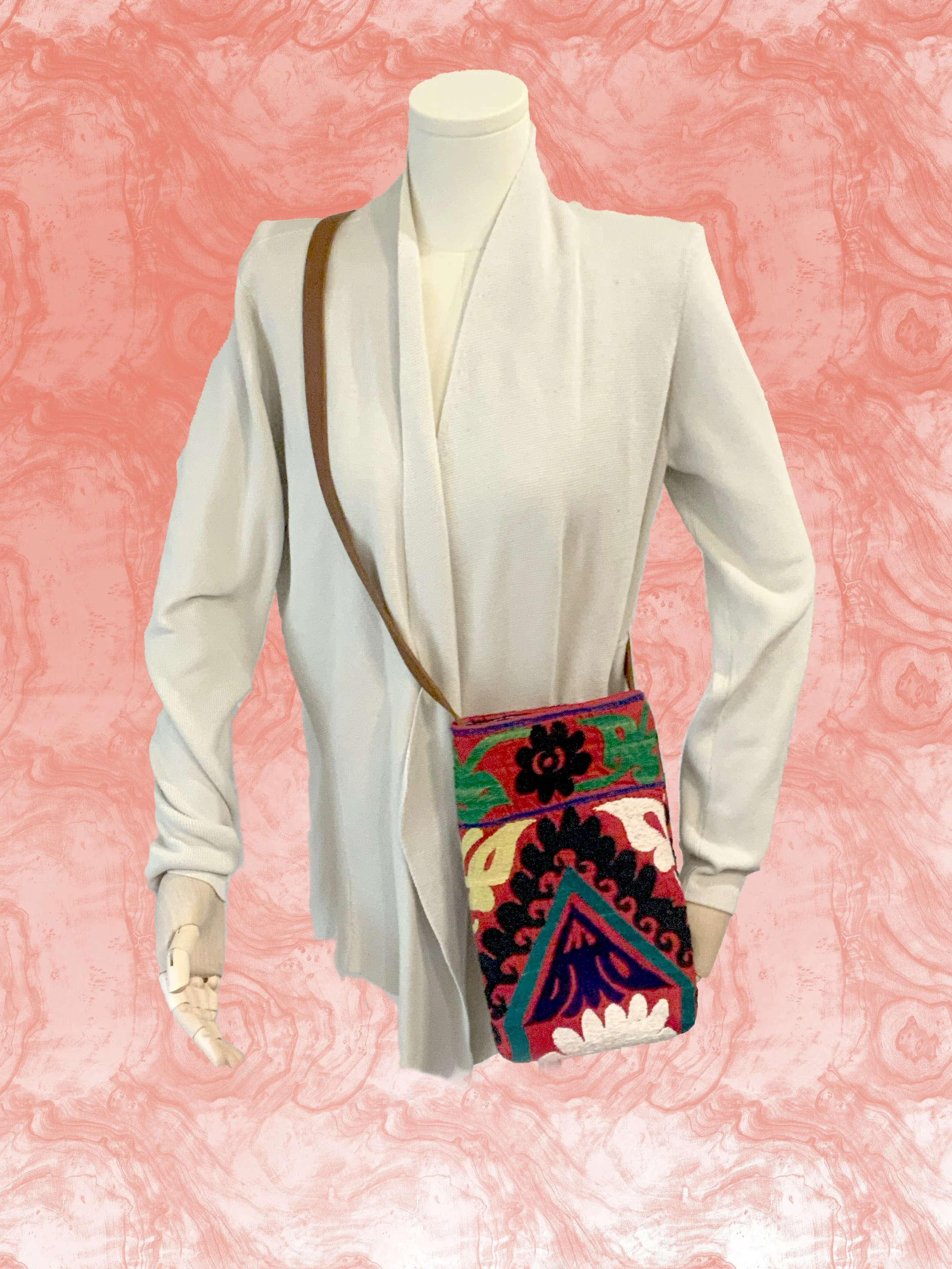 Vintage Suzani Crossbody