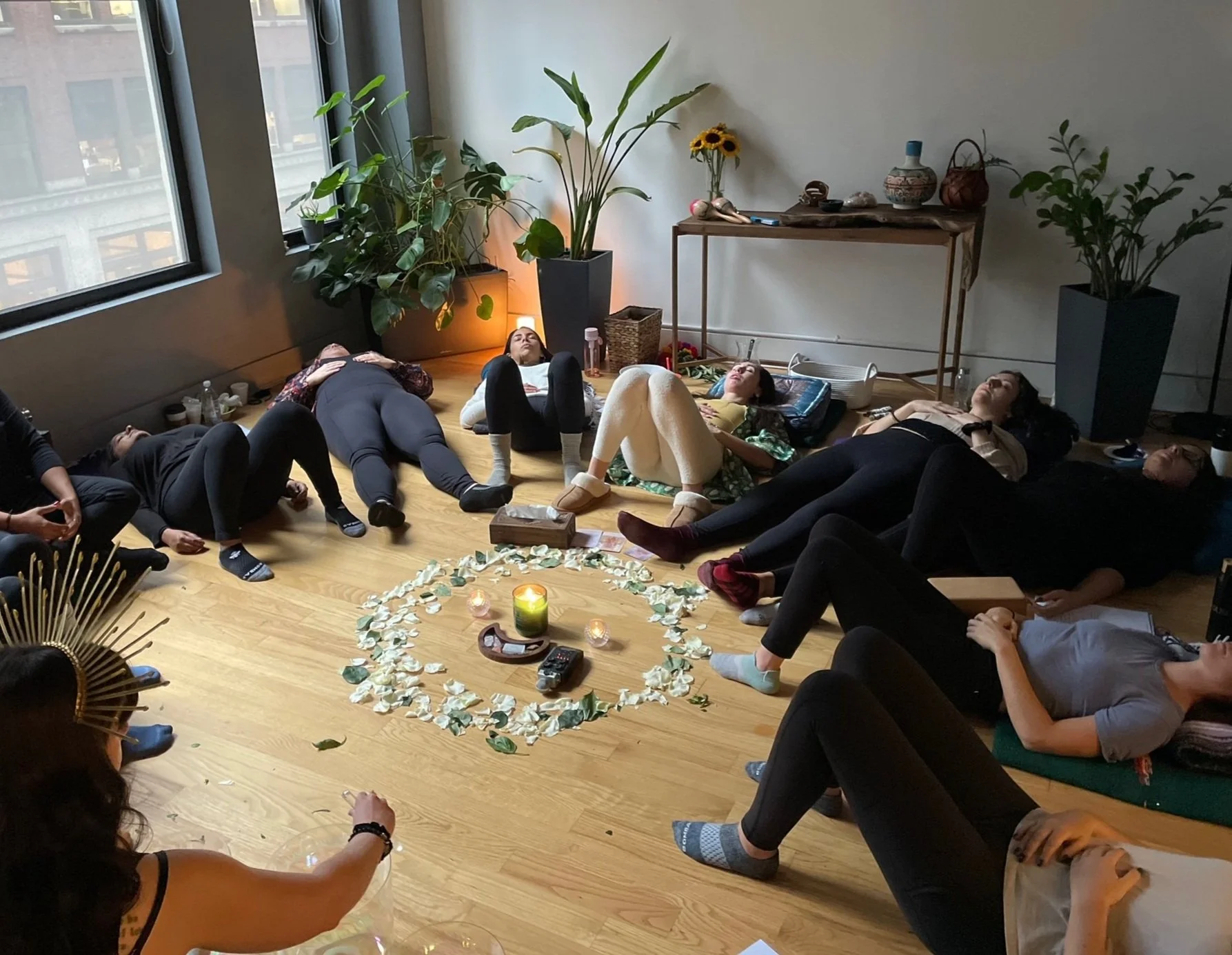 online women's healing circle somatic and sound medicine