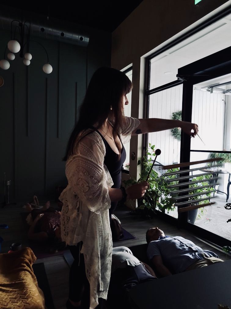 Meghan Cornett corporate sound bath facilitator Ottawa Gatineau