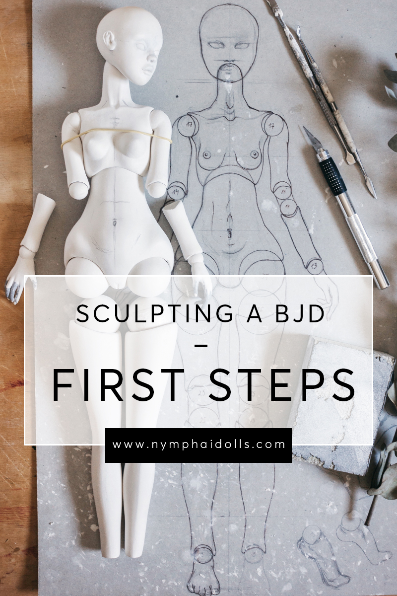 Sculpting a BJD from air-dry clay 