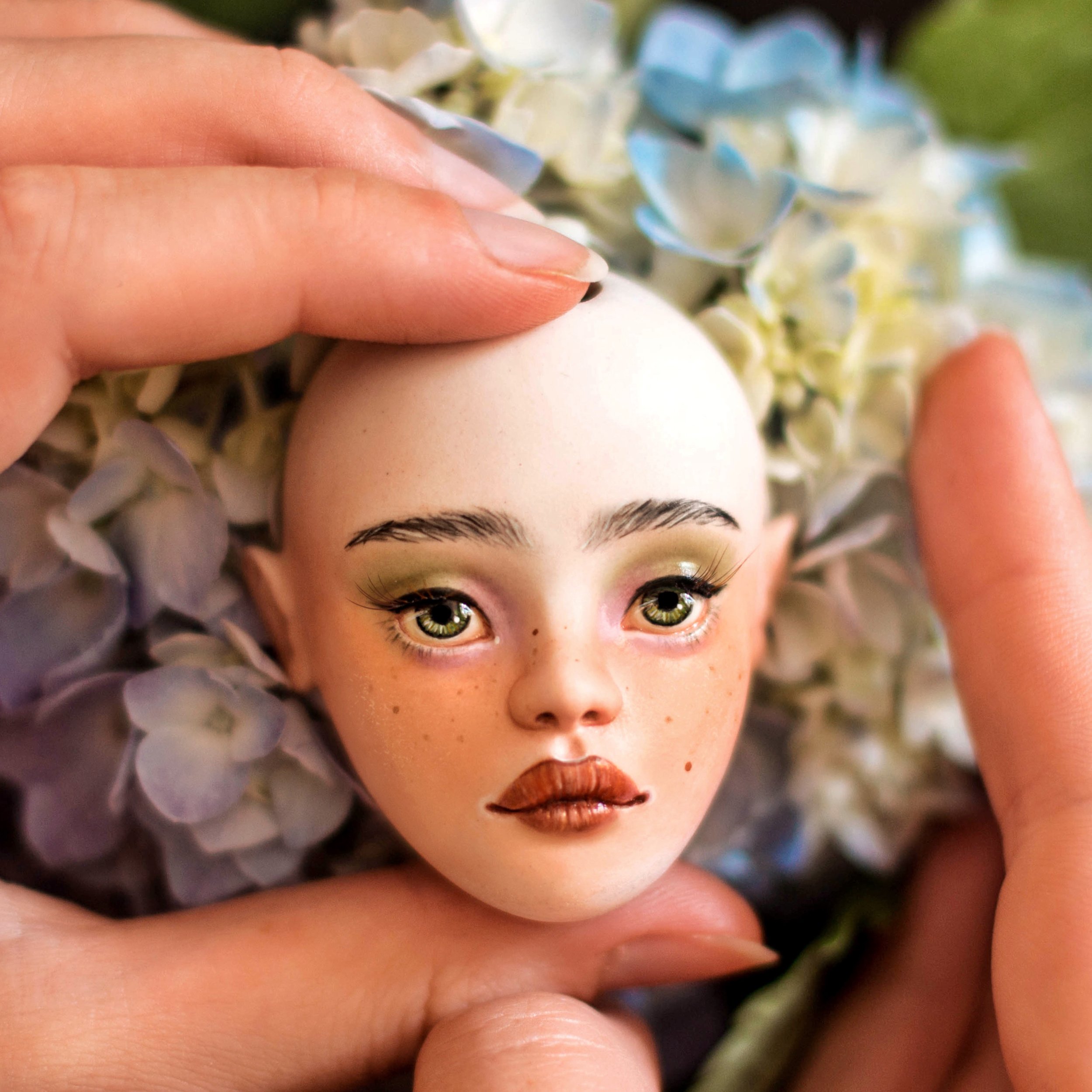 Painting doll faces, tips and tricks — Nymphai Dolls