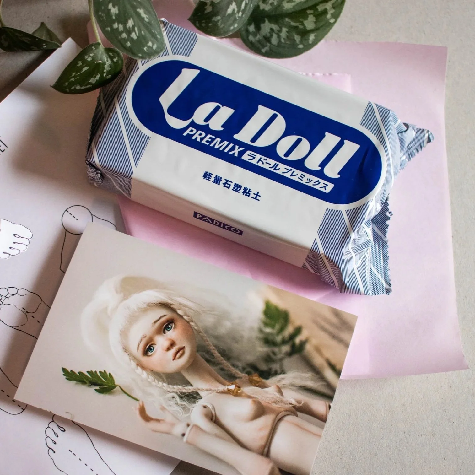 La Doll Premix air-dry clay