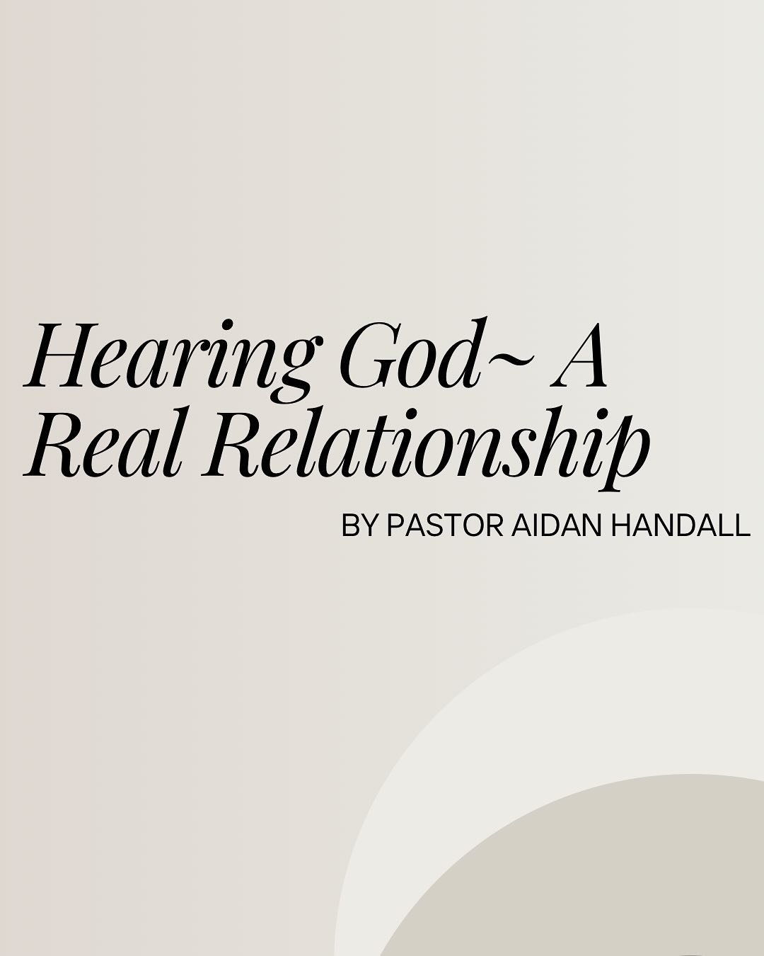 God speaks in many ways, but nothing He says will ever be louder, stronger, or more impactful than the gospel of Jesus. Let&rsquo;s tune our hearts to His truth and measure everything against His Word. #HearingGod #Truth #GospelCentered #ChurchFamily