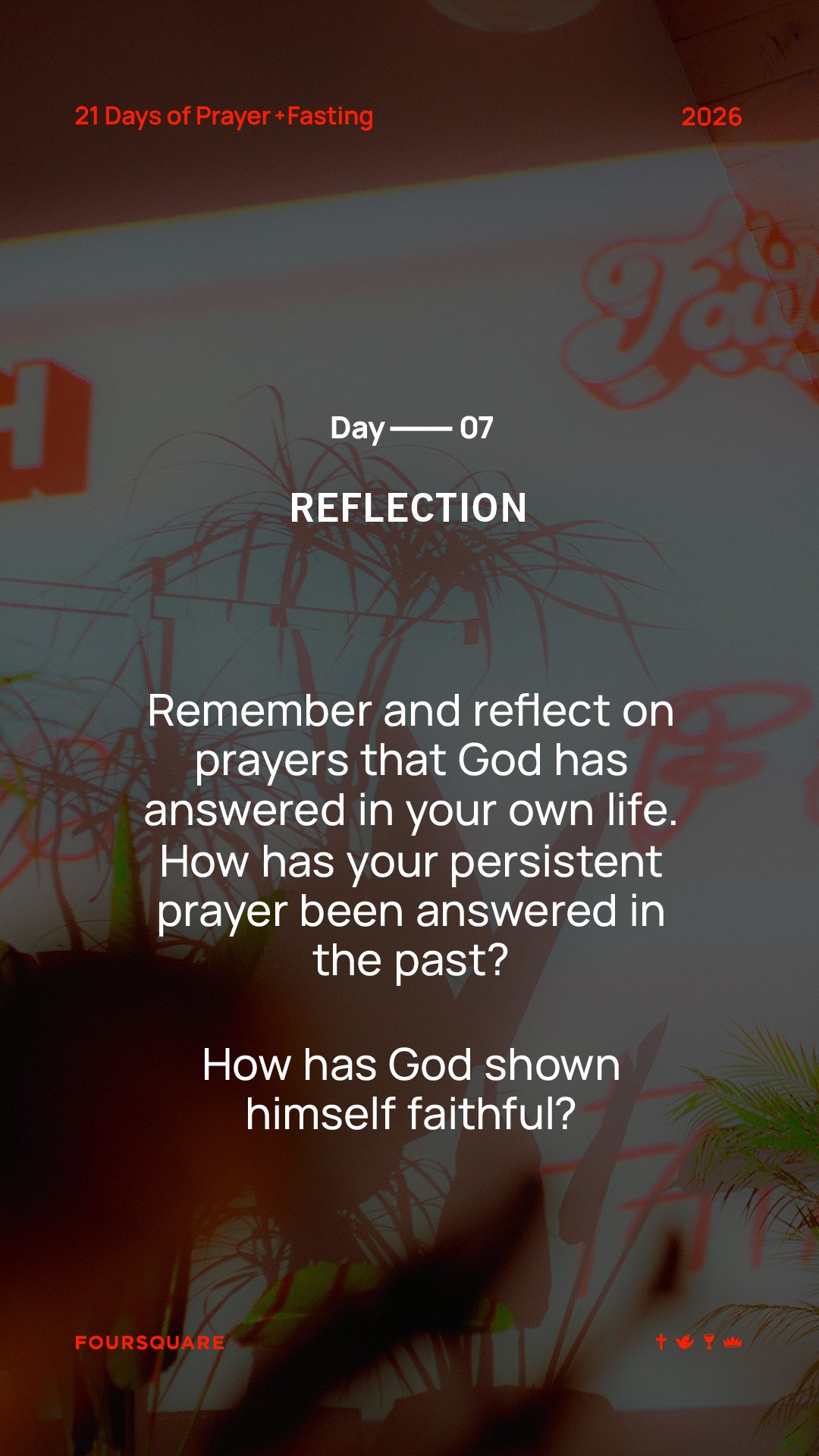 Day 7 is all about perspective. 🕊️ It&rsquo;s so easy to get caught up in what we&rsquo;re still waiting for that we forget to look back at the mountains God has already moved.

When we reflect on His track record, our "not yet" starts to 