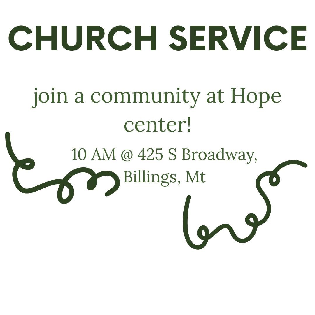 #ChurchService #BillingsMT #HopeCenter #SundayService #FaithCommunity #ChurchFamily