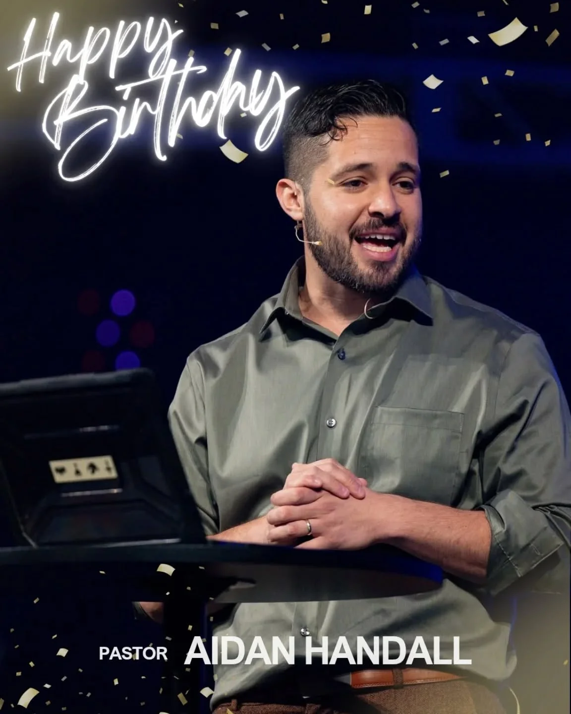 Happy birthday to our amazing Pastor! 🎉

We celebrate you today and thank God for your leadership, heart, and the way you faithfully serve our church. You are such a blessing to us!

Praying for a great year ahead- we appreciate you! 💚