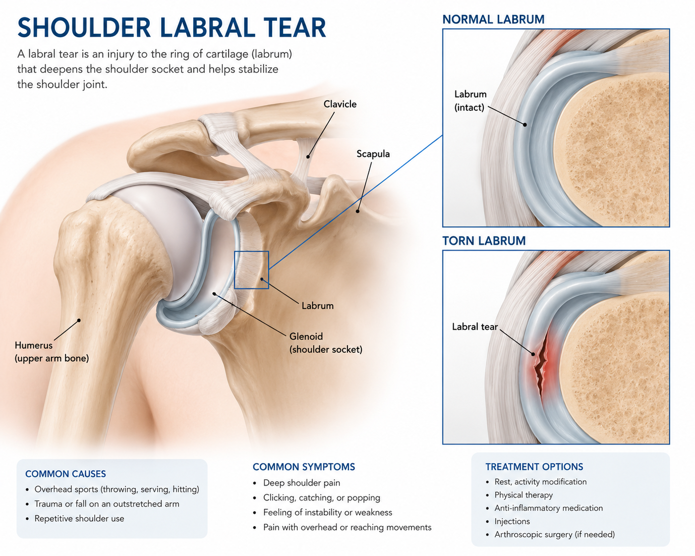 Shoulder Labral Tear Causes, Symptoms & Treatment Options - Aptiva Health