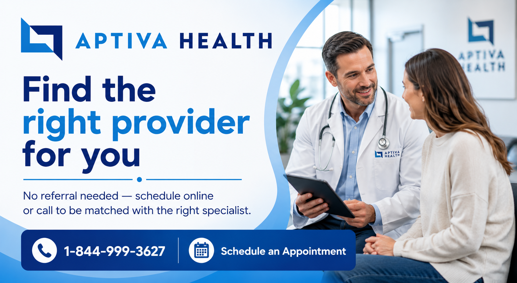 Find the right provider at Aptiva Health
