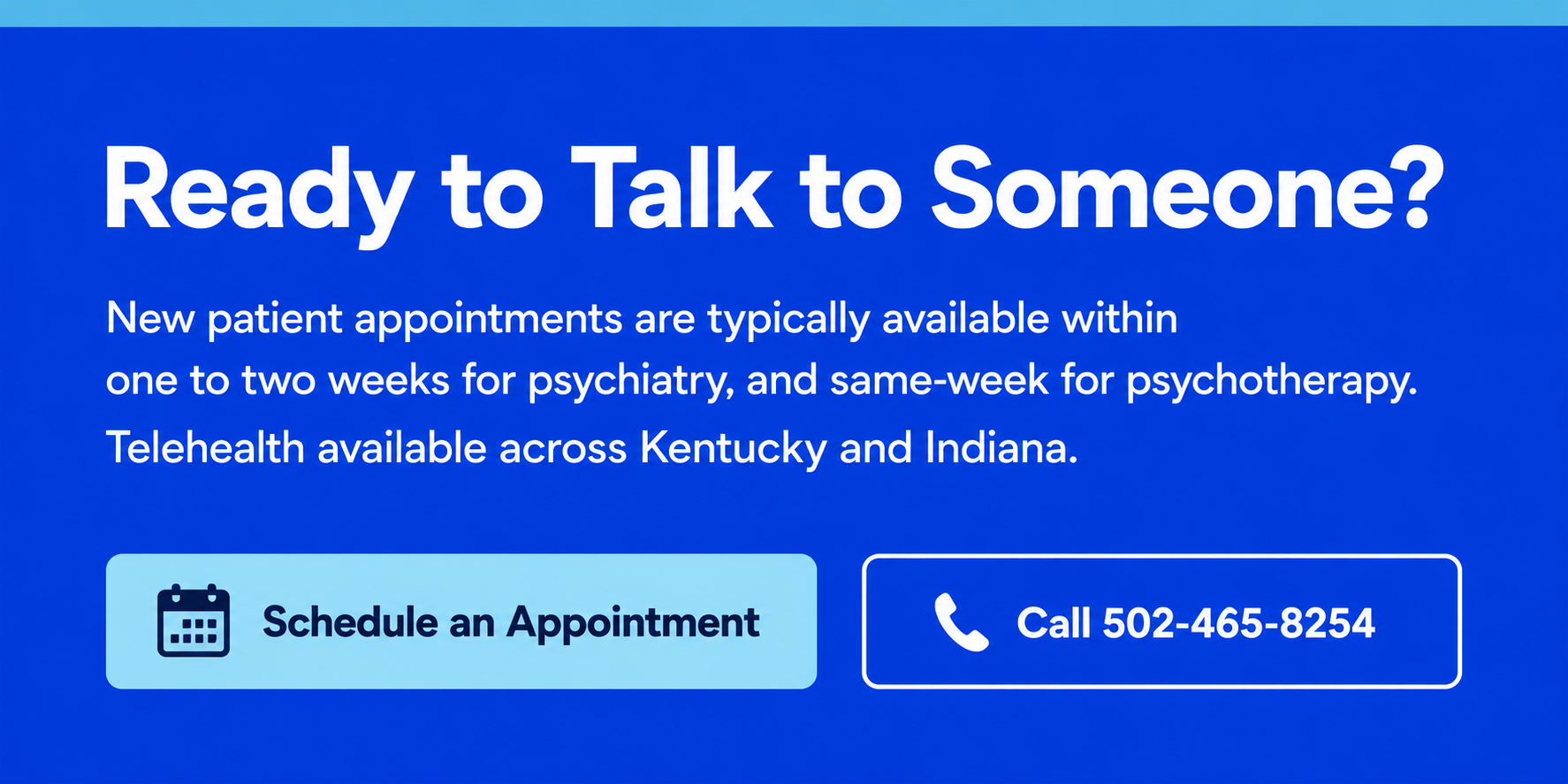 Ready to talk to someone at Aptiva Health Mental Wellness?