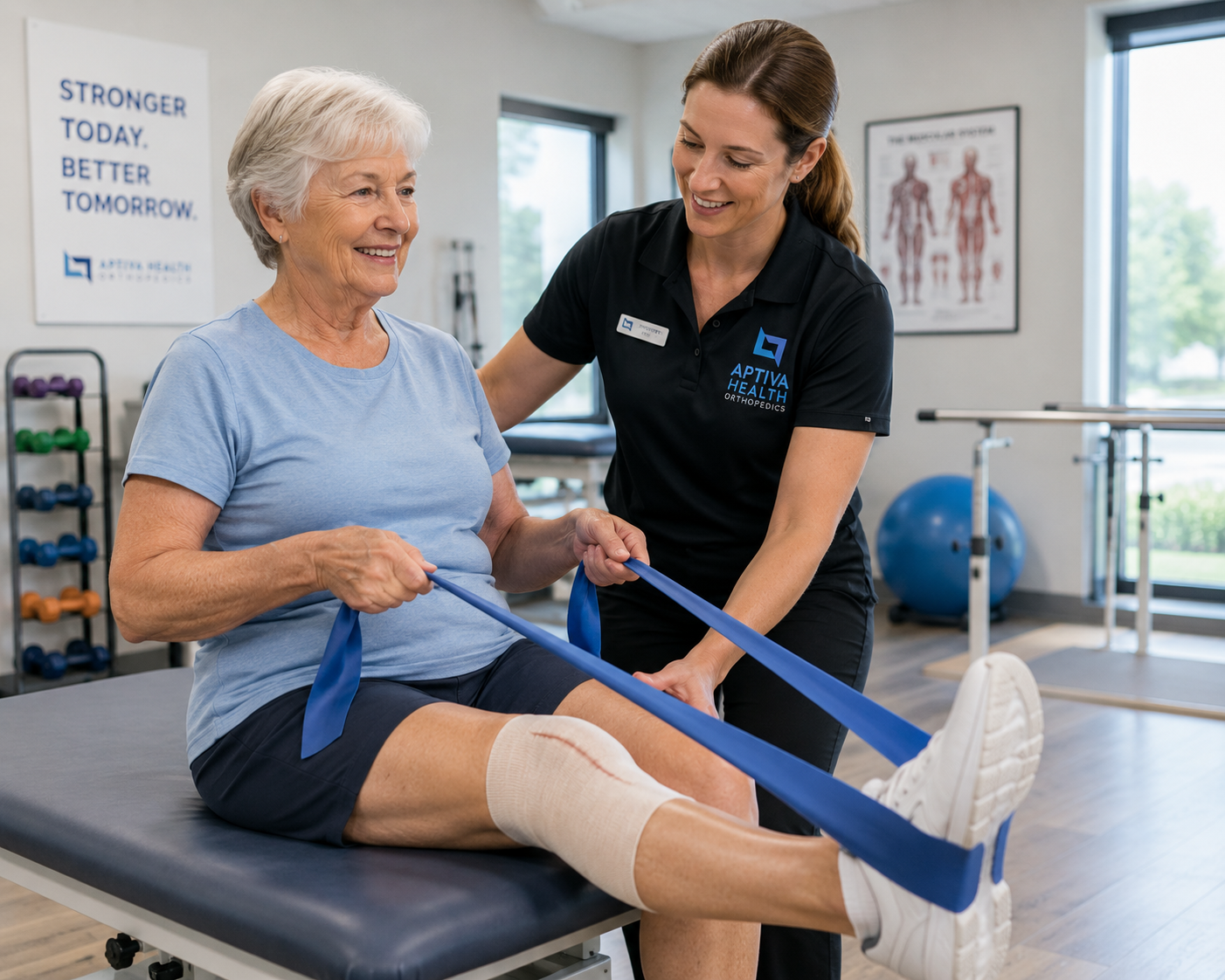 Recovery and physical therapy after knee replacement