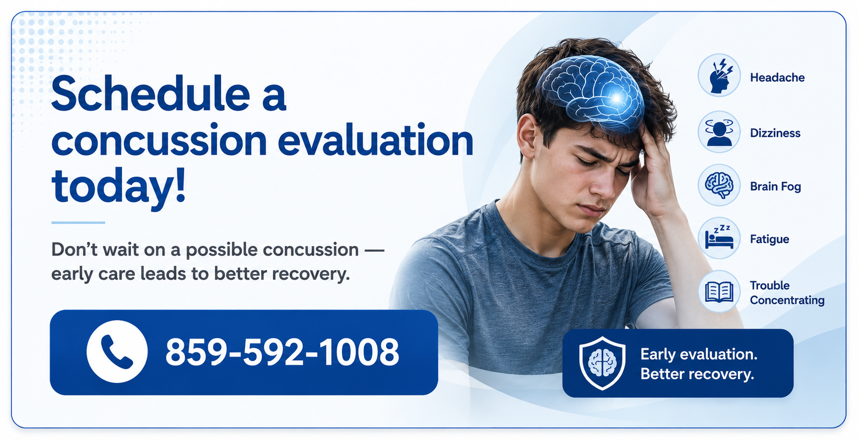 Schedule a Concussion Evaluation at Aptiva Health today!