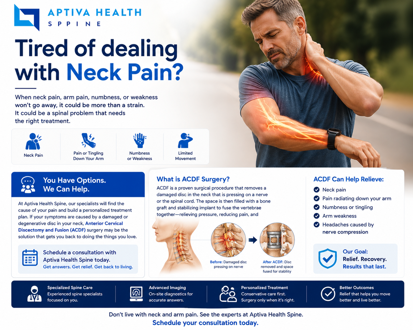 Schedule an ACDF Consultation at Aptiva Health Spine