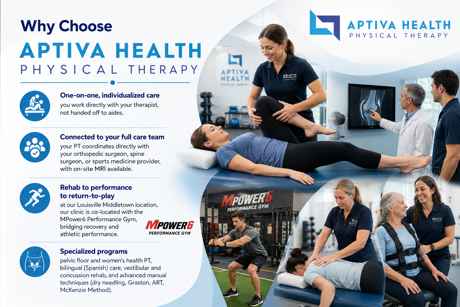 Why choose Aptiva Health Physical Therapy?