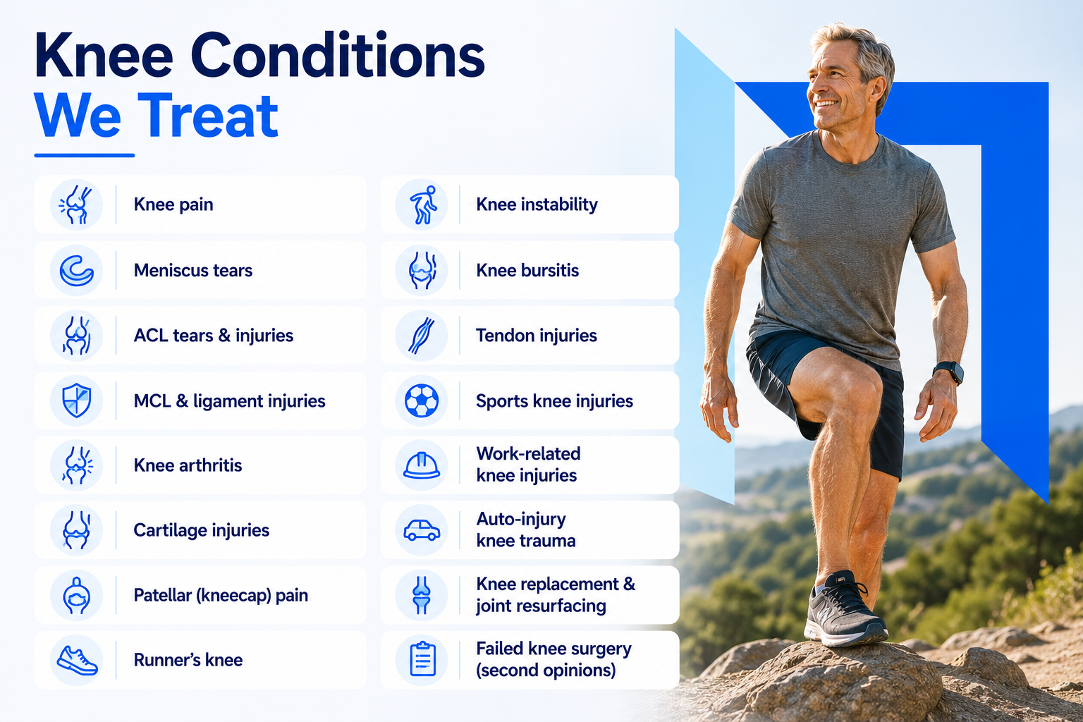 Knee Conditions we Treat at Aptiva Health