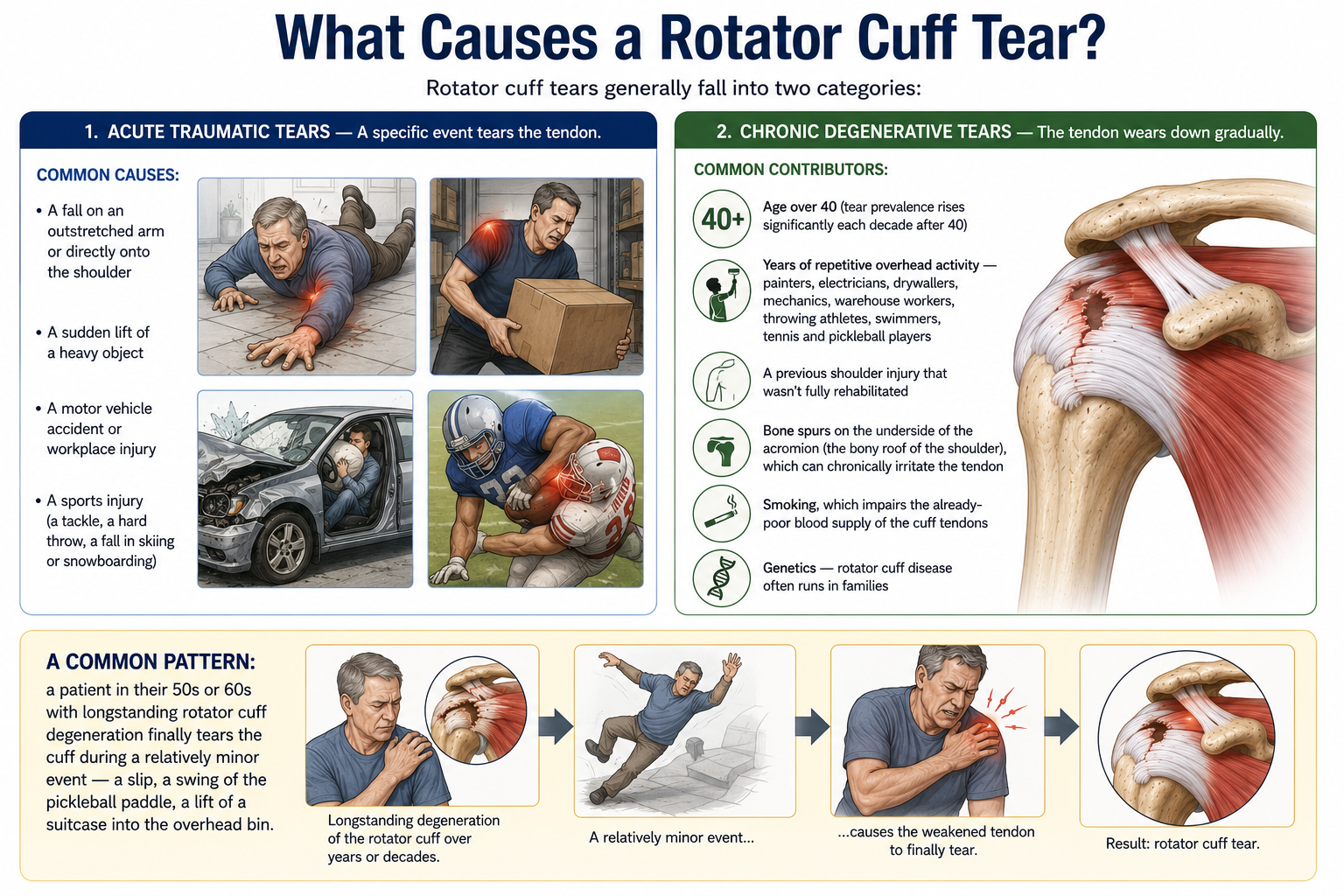 What Causes a Rotator Cuff Tear?