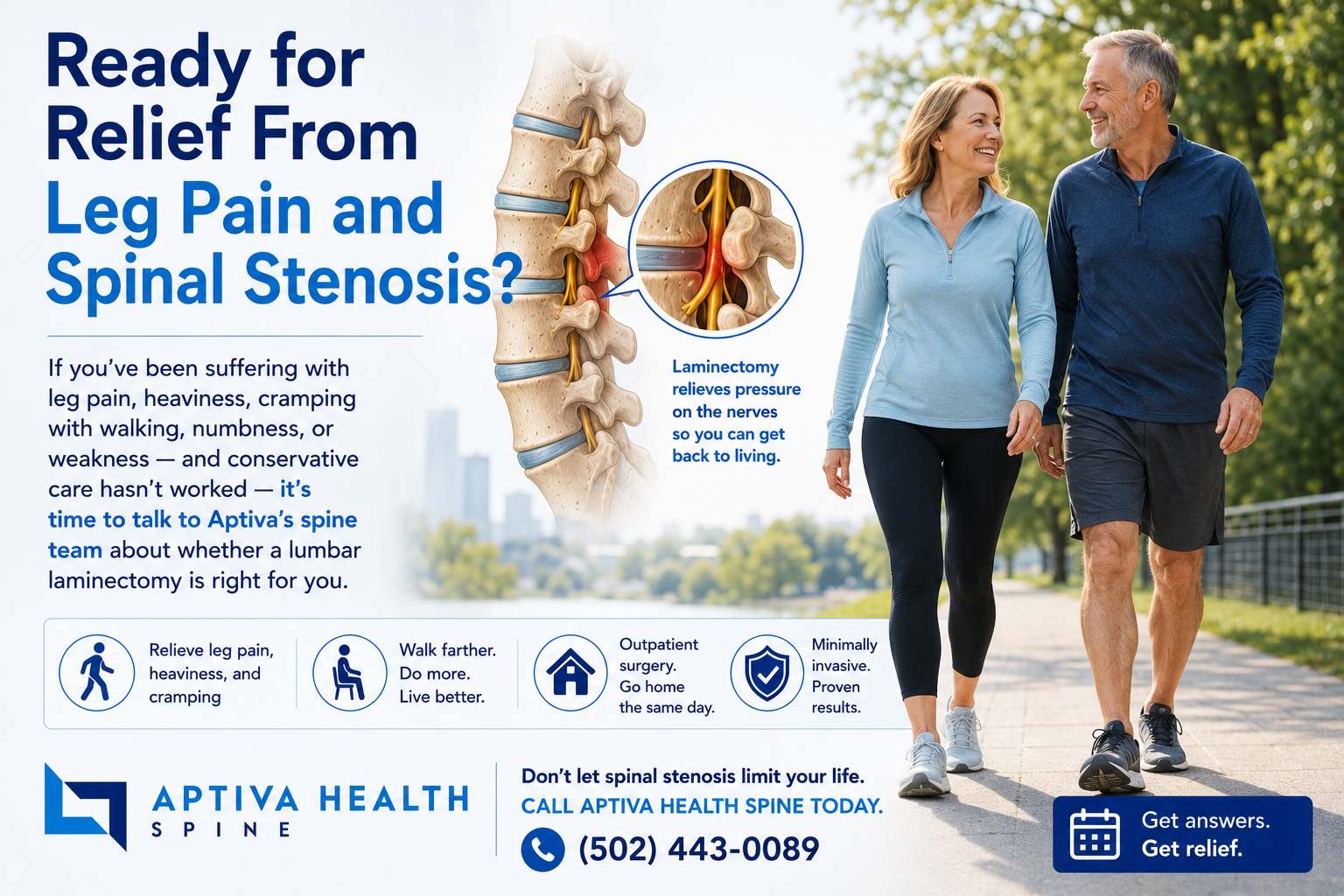 Ready for relief from leg pain and spinal stenosis