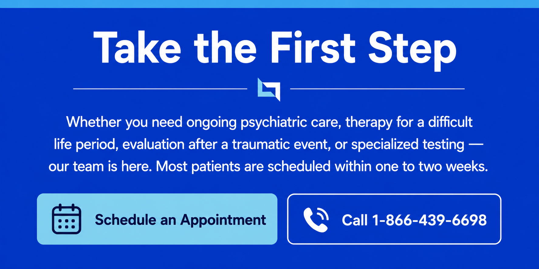 Take the first step for your mental health
