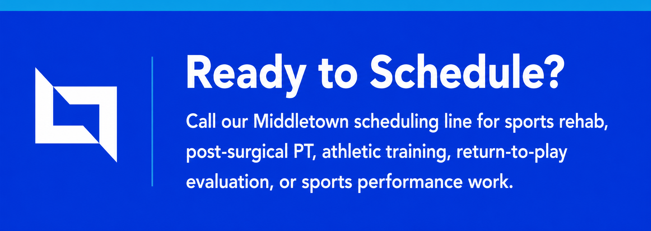 Schedule - Aptiva Health Physical Therapy in Middletown