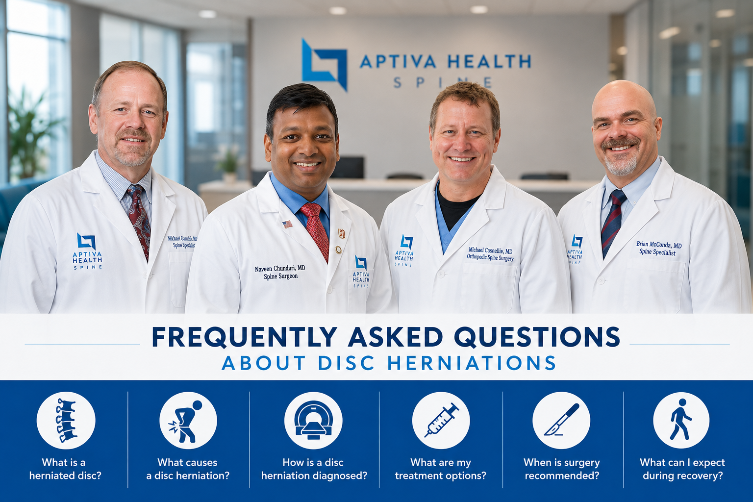 Frequently asked questions about herniated discs