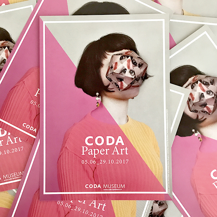 coda apeldoorn museum paper art flyer