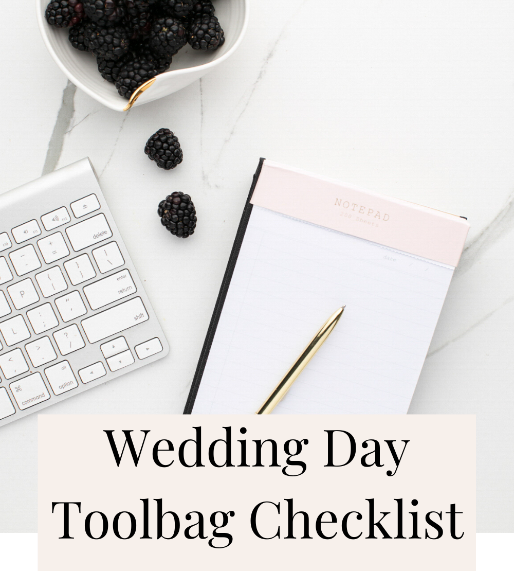 Wedding Day Tool Bag Checklist 