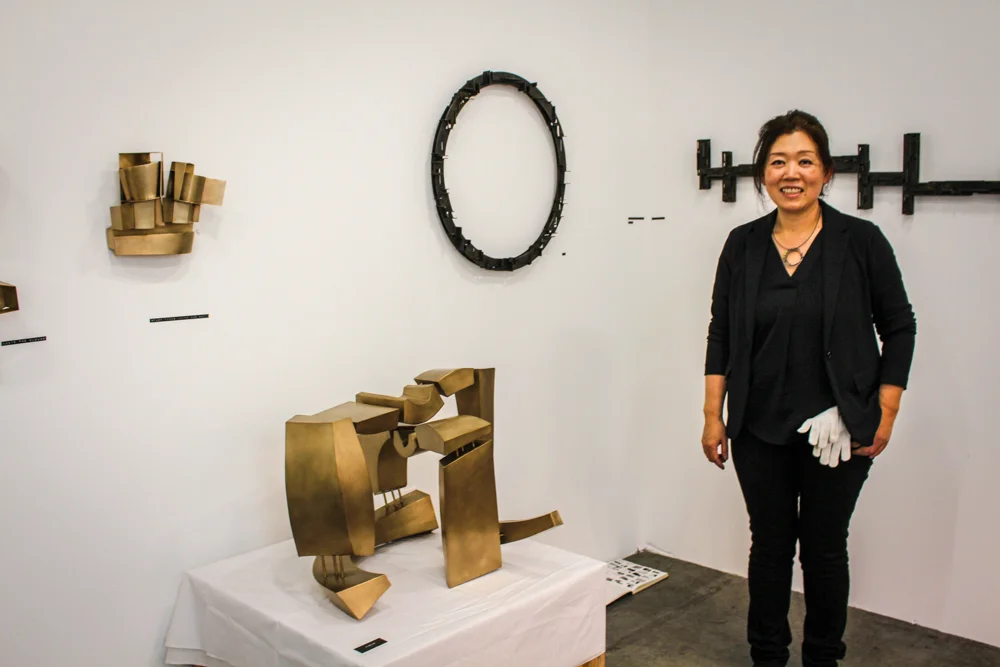 Yu Jean Choi’s beautiful display of sculpture and jewelry.