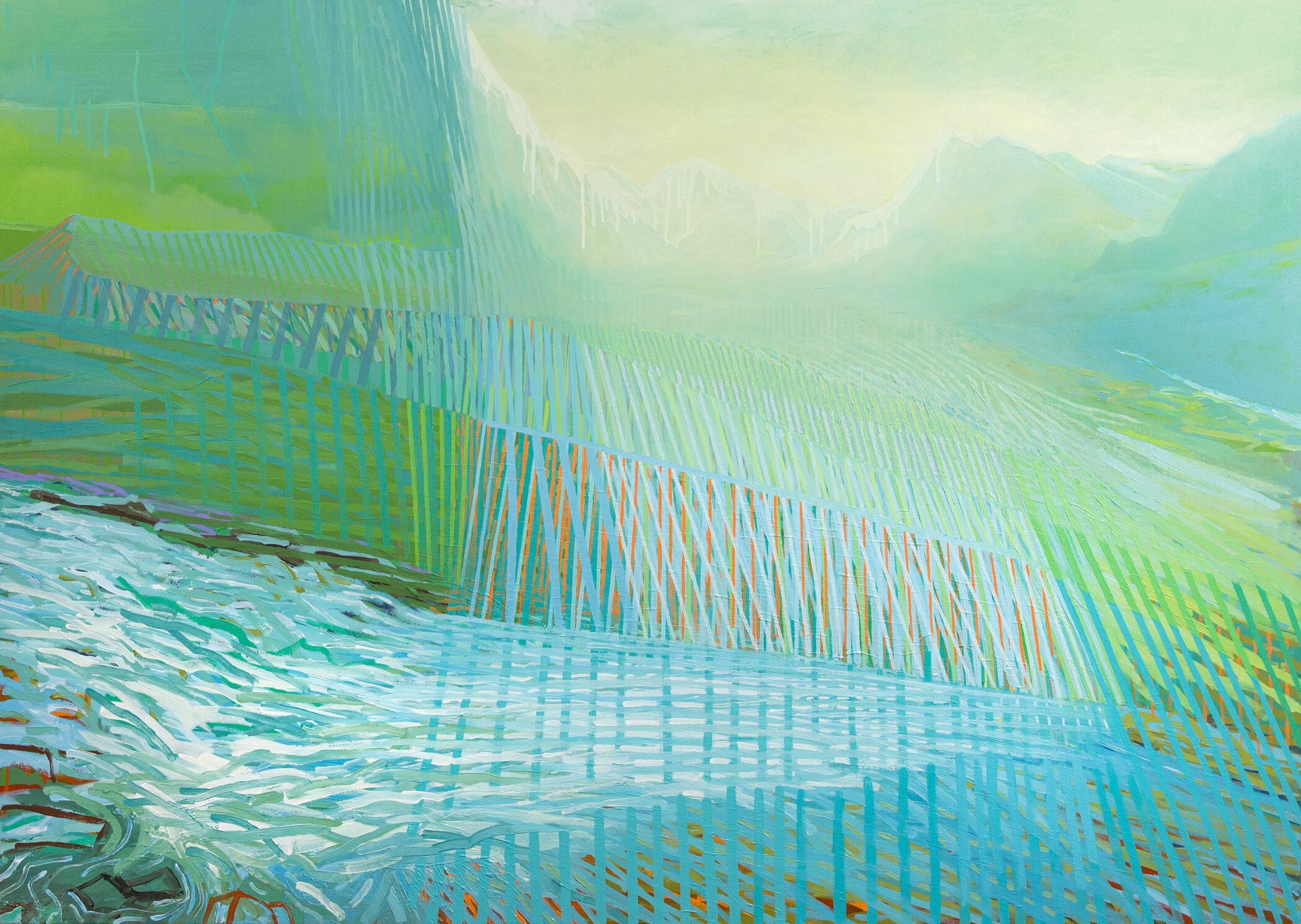 Deborah Hamon, The Longing, 2020, Acrylic on canvas, 50 x 70”