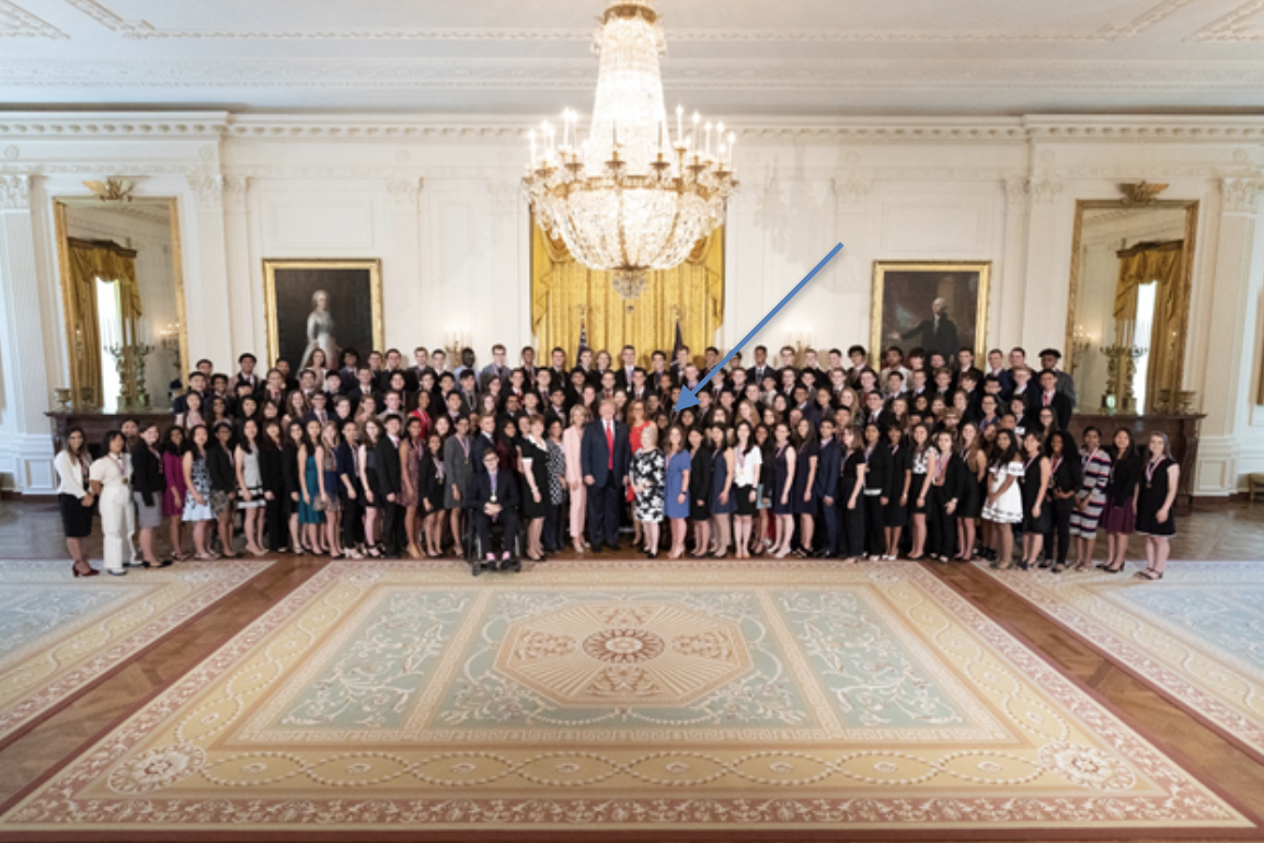 US Presidential Award Ceremony in the White House with President Trump