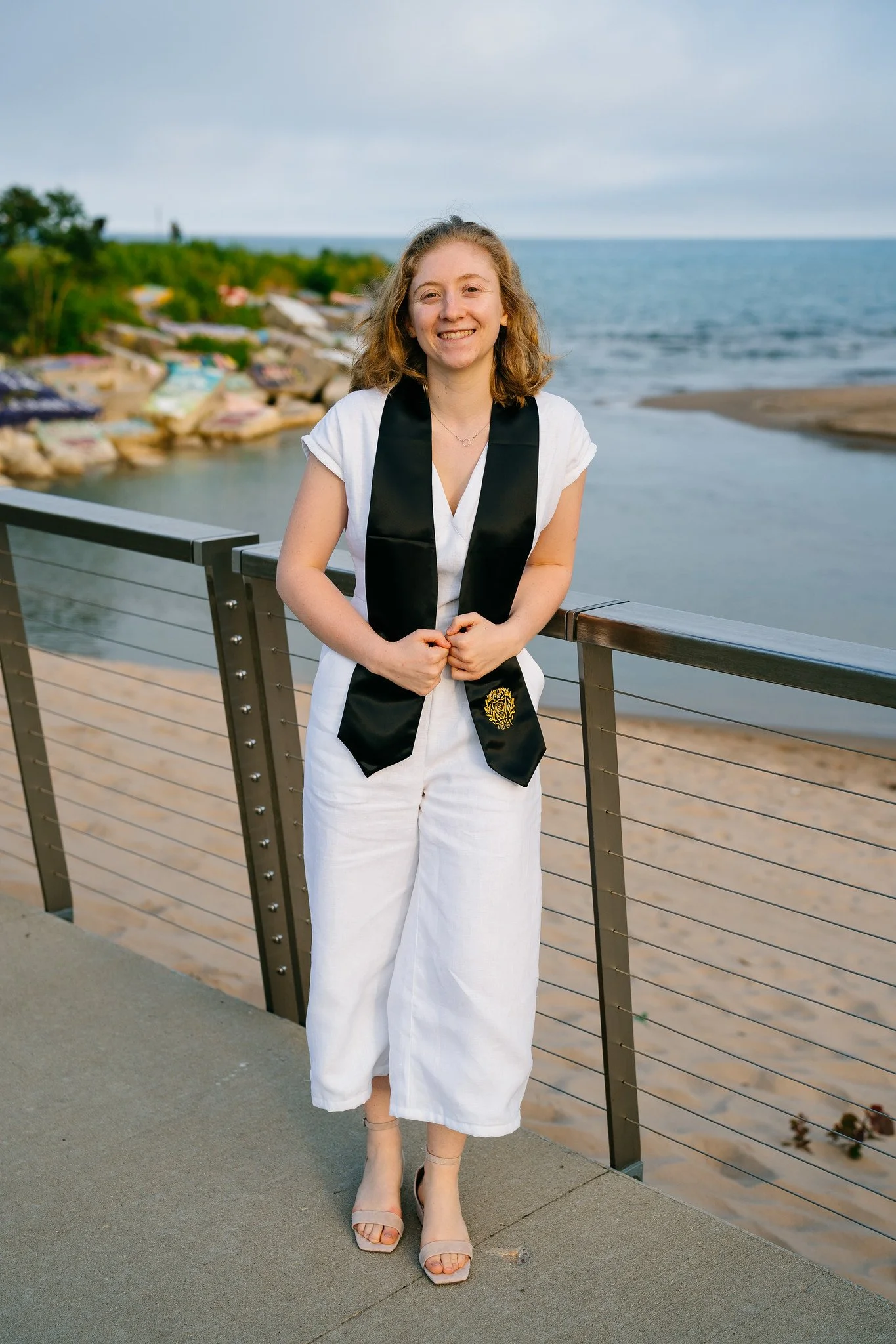  Sewed my graduation outfit! Followed a jumpsuit pattern. Fully lined and well fitting! 