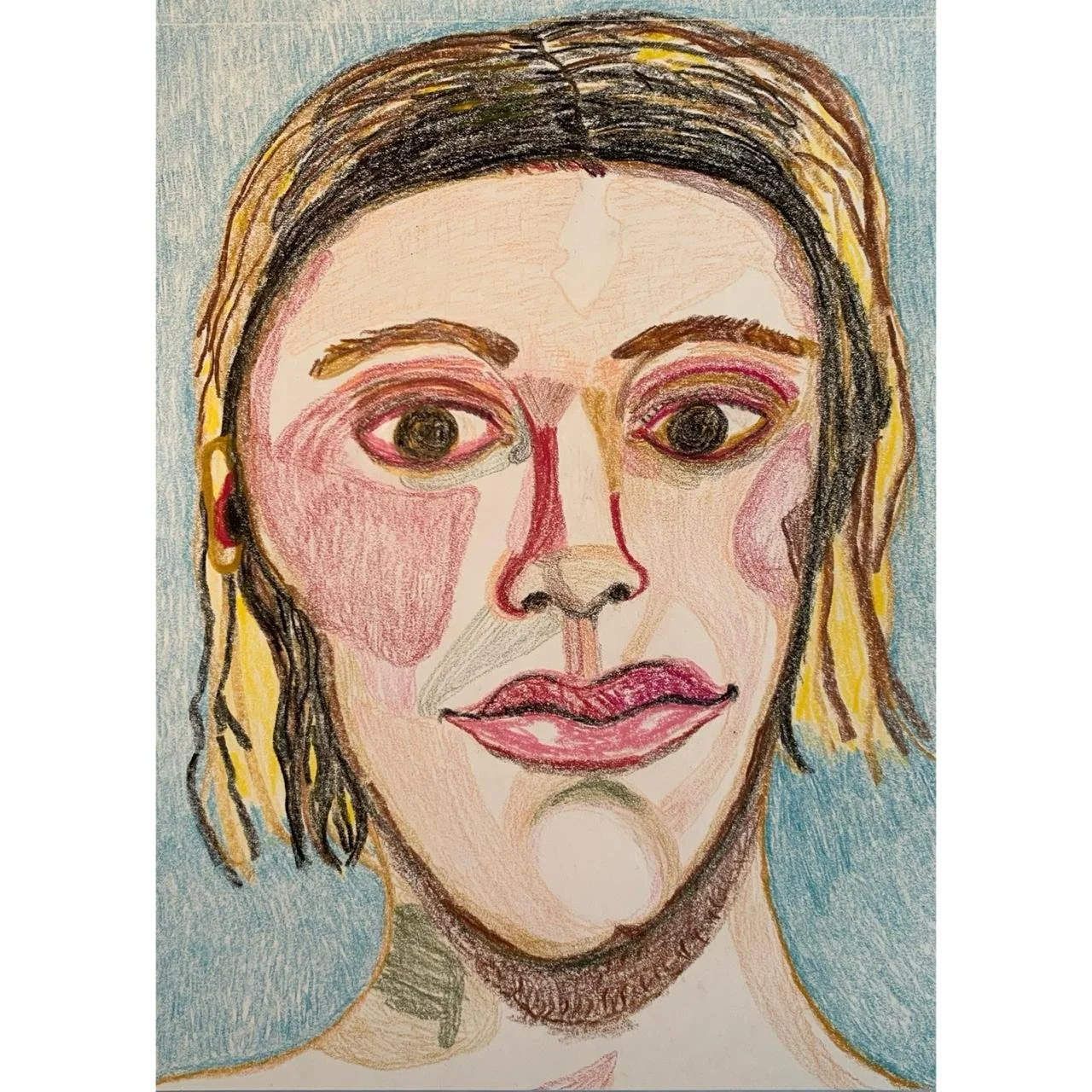  I am Annie Hall 2, carandache on paper, 42x34cm 