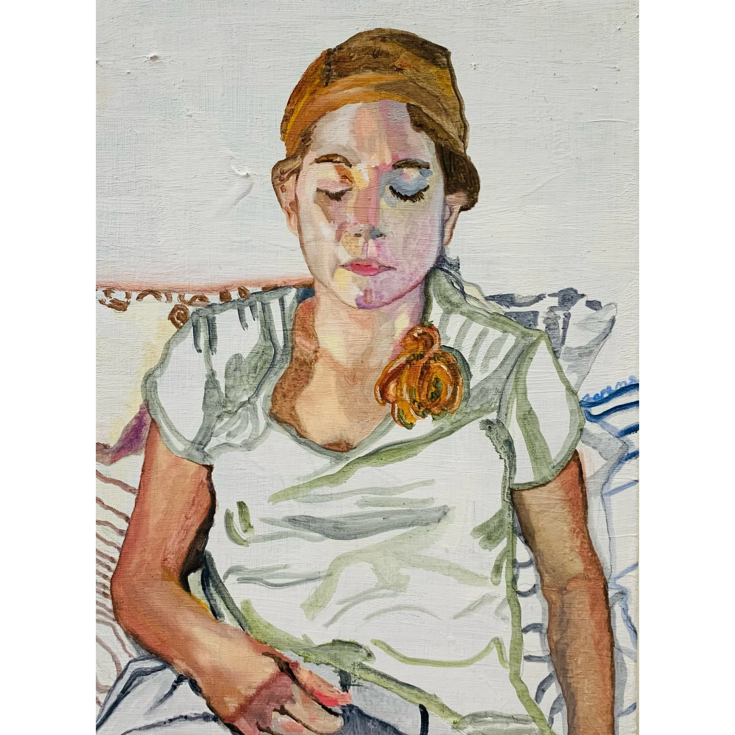  LOVE: VIRGINIA  LOVE SERIES explora la intimidad emocional a través del retrato, capturando esos lazos invisibles que nos conectan con quienes forman parte de nuestra historia. Cada pincelada es un reflejo de las memorias, las conversaciones y las m