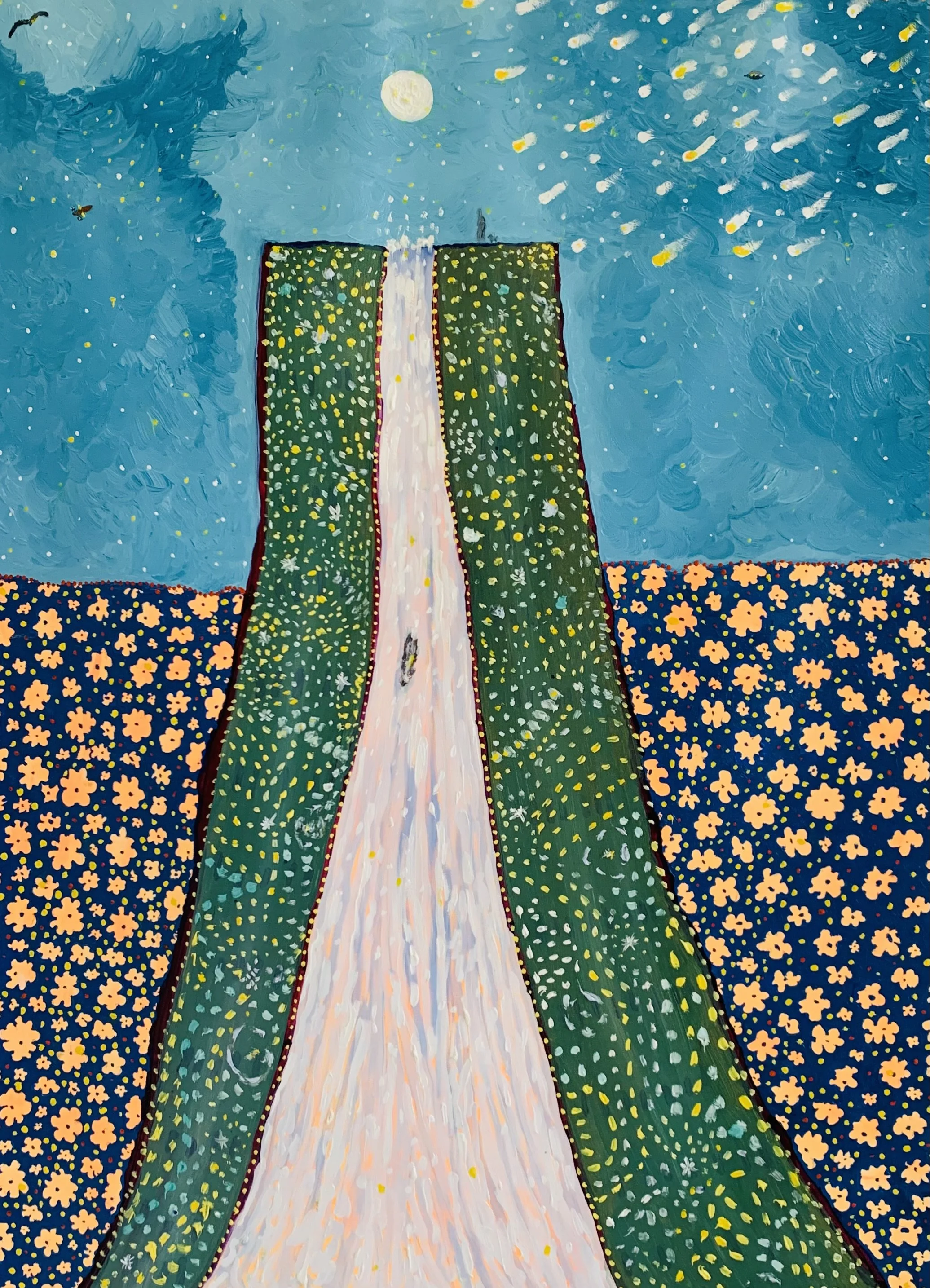  Kavanayén, Kerepakupai Vena.&nbsp;2025  Oil on Canvas 30 x 40 in 74 x 104 cm  