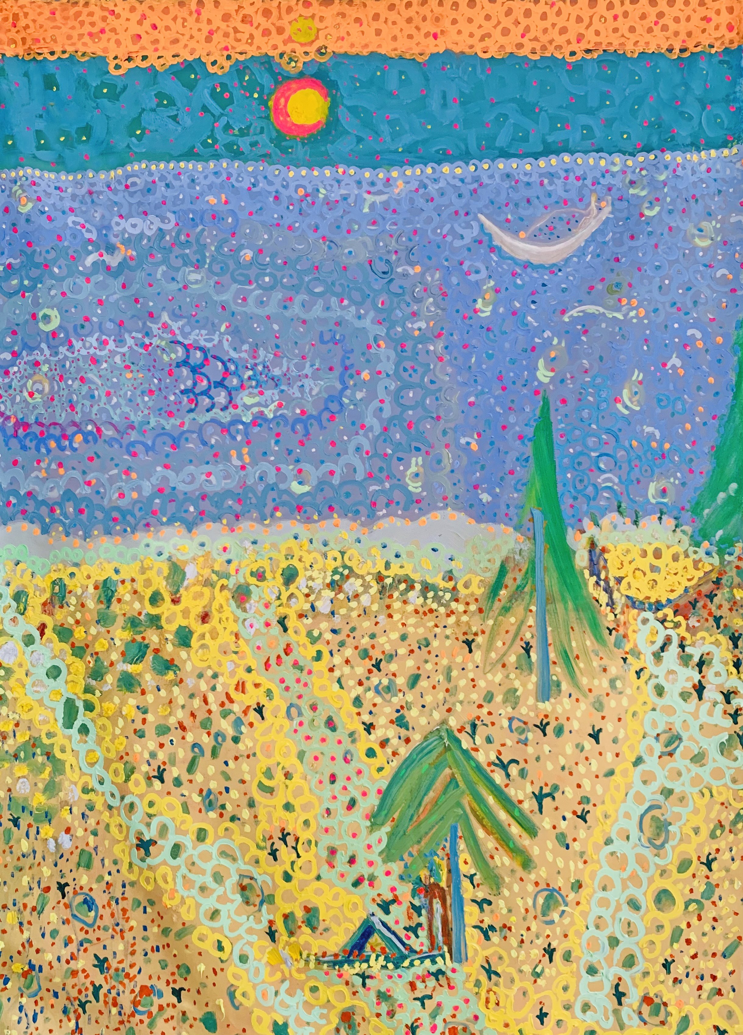  Kavanayén, Canaima. 2025  Oil on Canvas 43 x 62 in 110 x 158 cm  