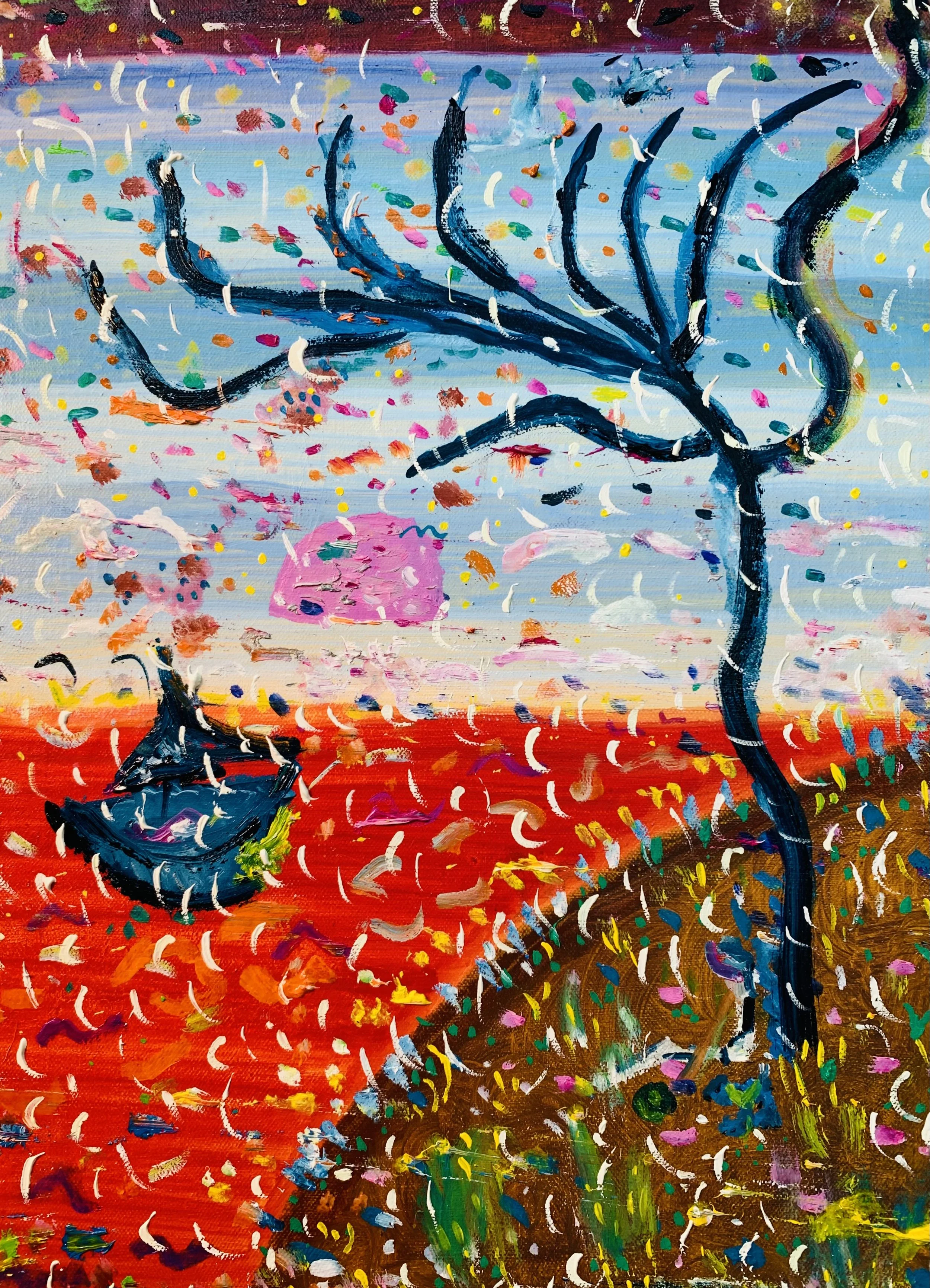  Kavanayén, happy tree. 2025  Oil on canvas 50x70 cm 