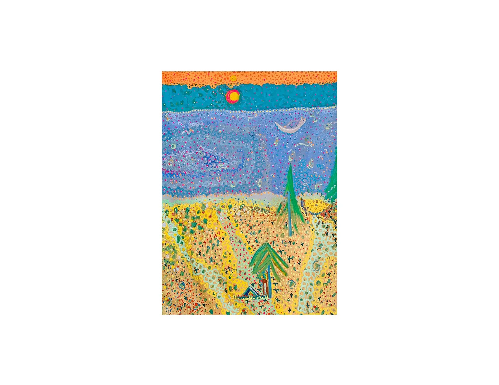  Kavanayén 02. Canaima. 2025  Oil on Canvas 43 x 62 in 110 x 158 cm  